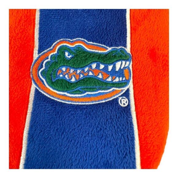 University of Florida Gators Mens Fuzzy Slippers L (11-12) FOCO Orange & Blue UF - Picture 2 of 8